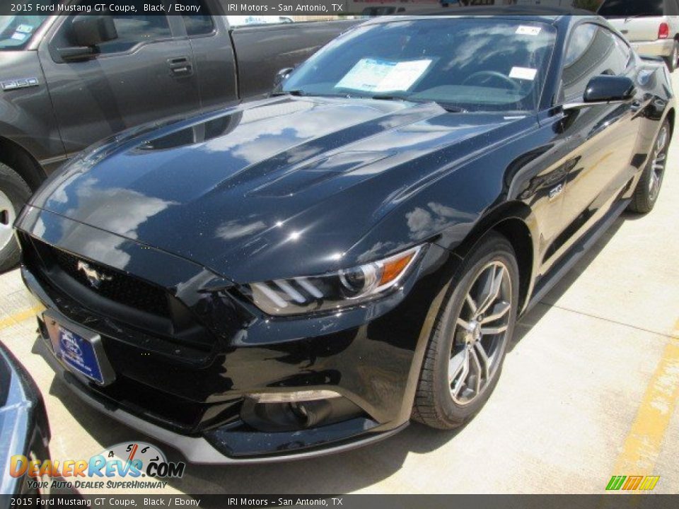 2015 Ford Mustang GT Coupe Black / Ebony Photo #10