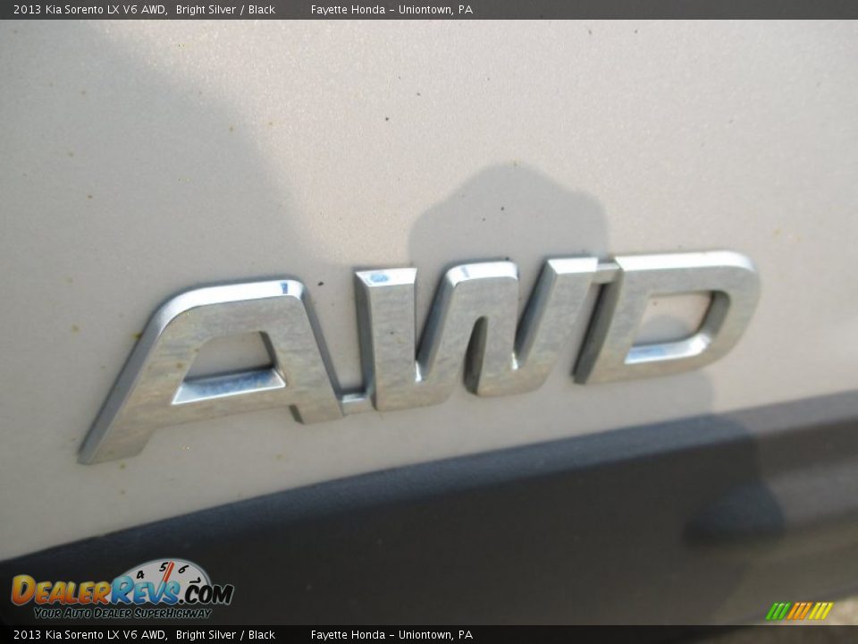 2013 Kia Sorento LX V6 AWD Bright Silver / Black Photo #6