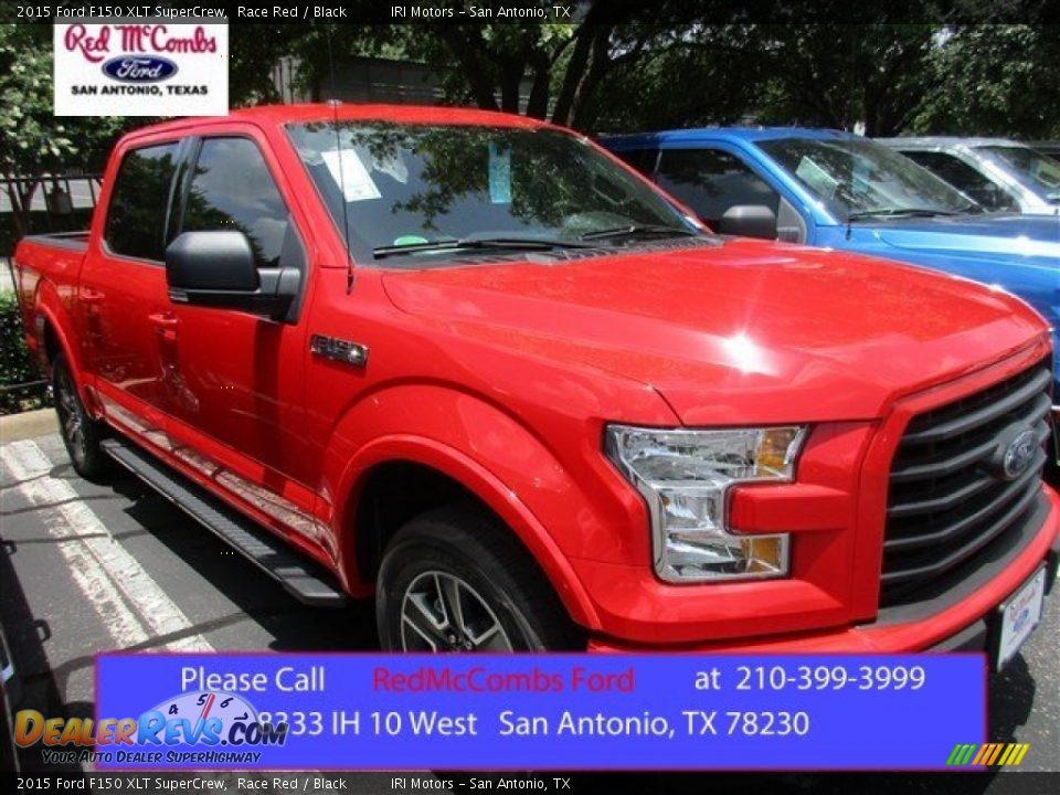 2015 Ford F150 XLT SuperCrew Race Red / Black Photo #1