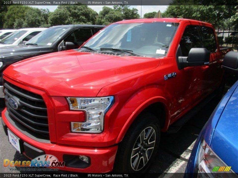 2015 Ford F150 XLT SuperCrew Race Red / Black Photo #2