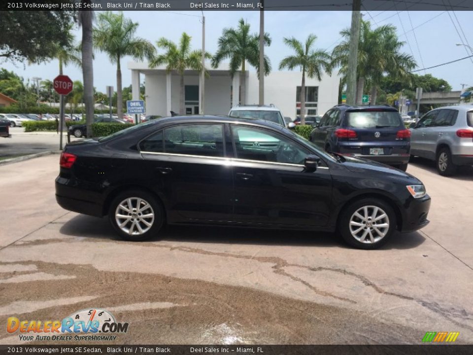 2013 Volkswagen Jetta SE Sedan Black Uni / Titan Black Photo #6