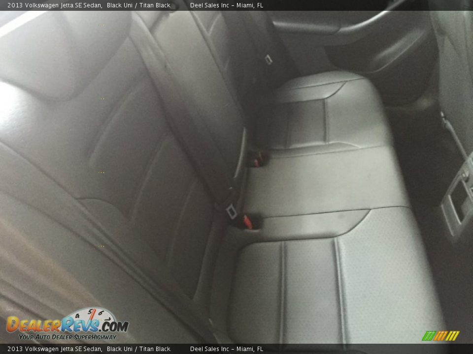 2013 Volkswagen Jetta SE Sedan Black Uni / Titan Black Photo #12