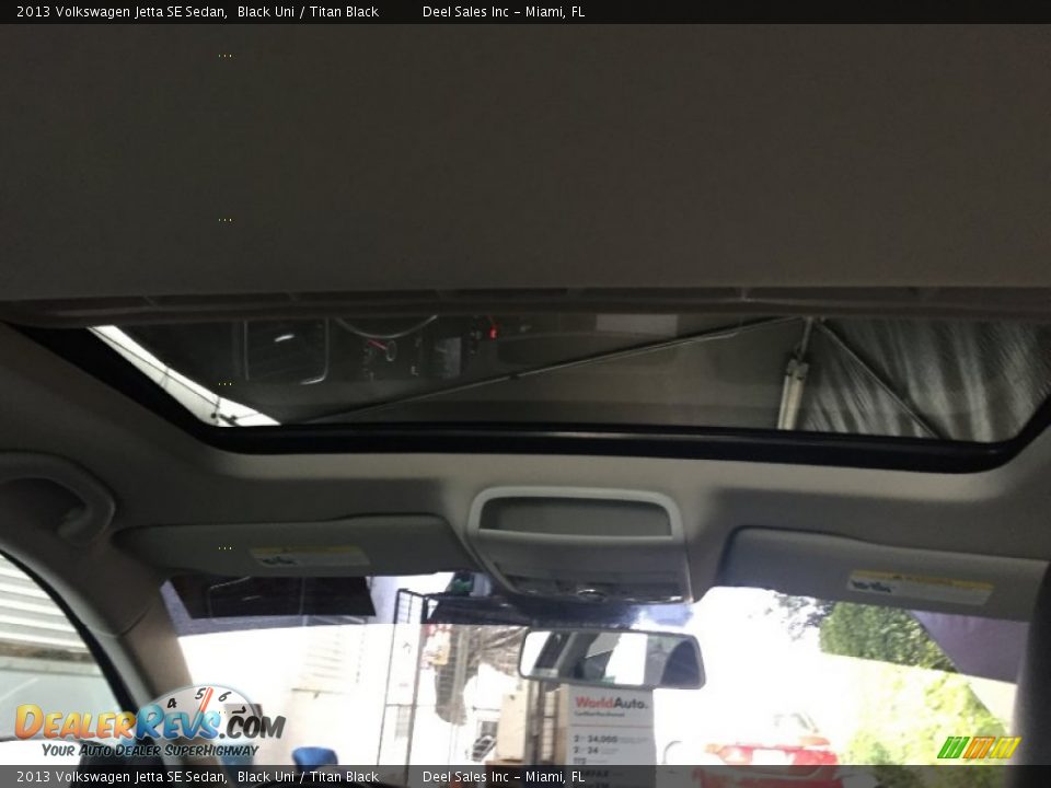 2013 Volkswagen Jetta SE Sedan Black Uni / Titan Black Photo #14