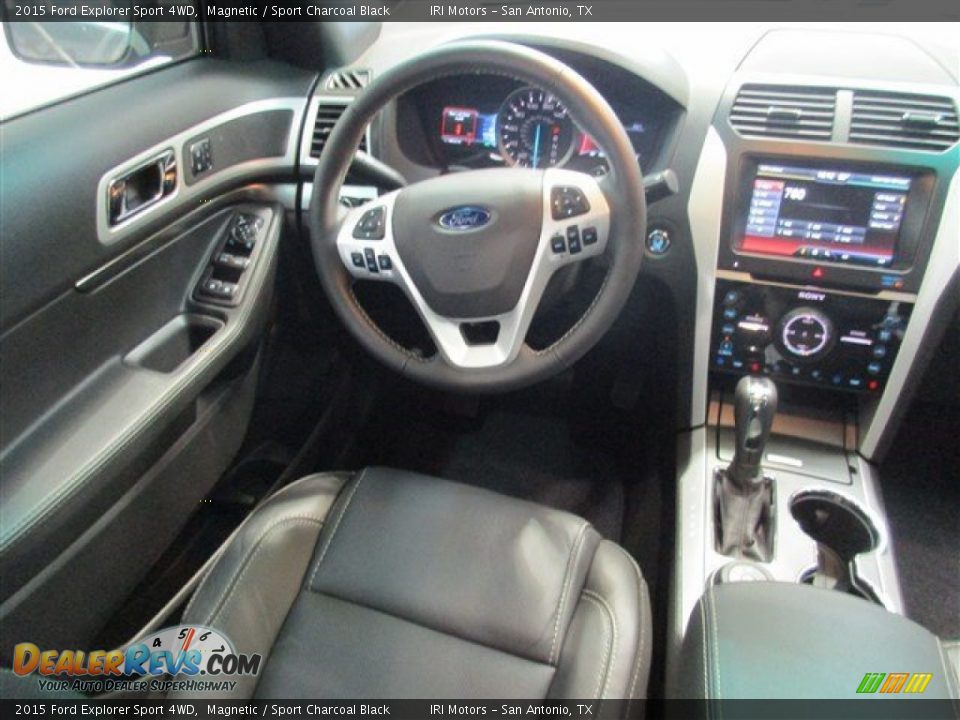 2015 Ford Explorer Sport 4WD Magnetic / Sport Charcoal Black Photo #12
