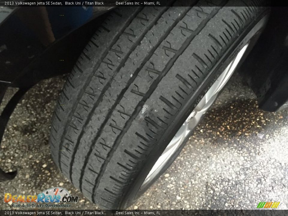 2013 Volkswagen Jetta SE Sedan Black Uni / Titan Black Photo #16