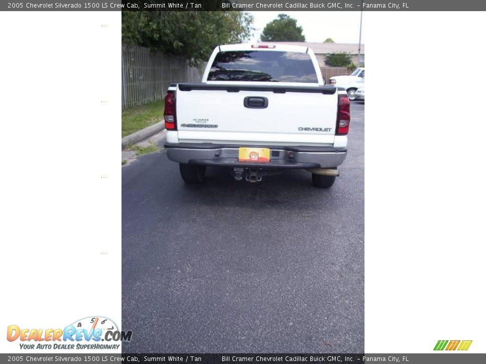 2005 Chevrolet Silverado 1500 LS Crew Cab Summit White / Tan Photo #3