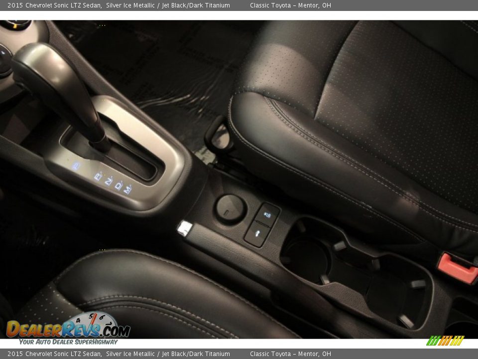 2015 Chevrolet Sonic LTZ Sedan Silver Ice Metallic / Jet Black/Dark Titanium Photo #13