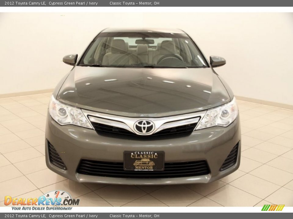 2012 Toyota Camry LE Cypress Green Pearl / Ivory Photo #2