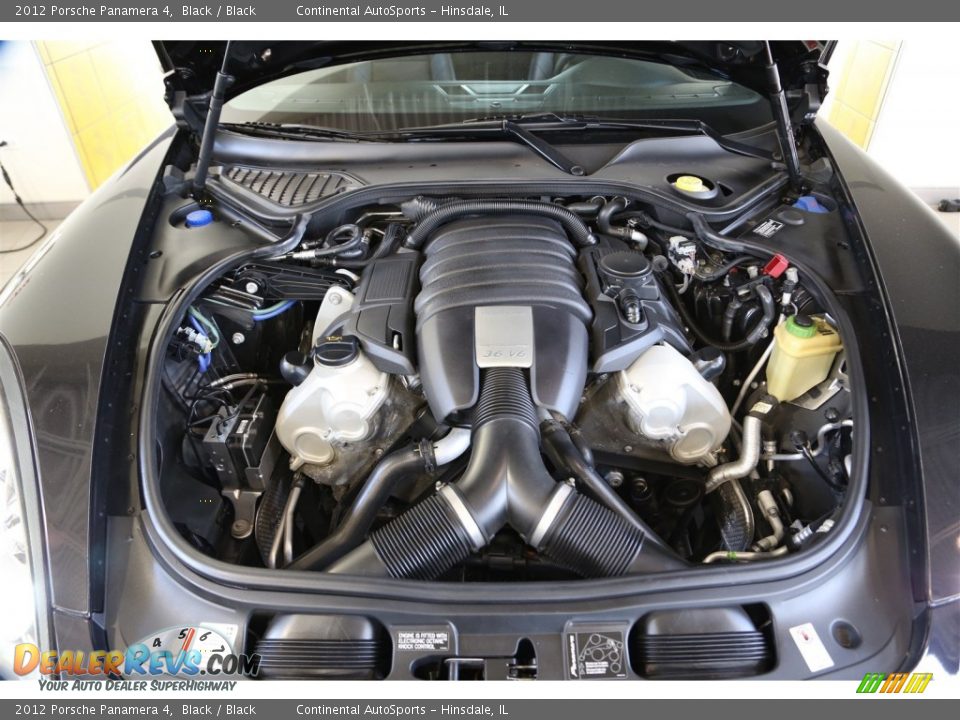 2012 Porsche Panamera 4 Black / Black Photo #8