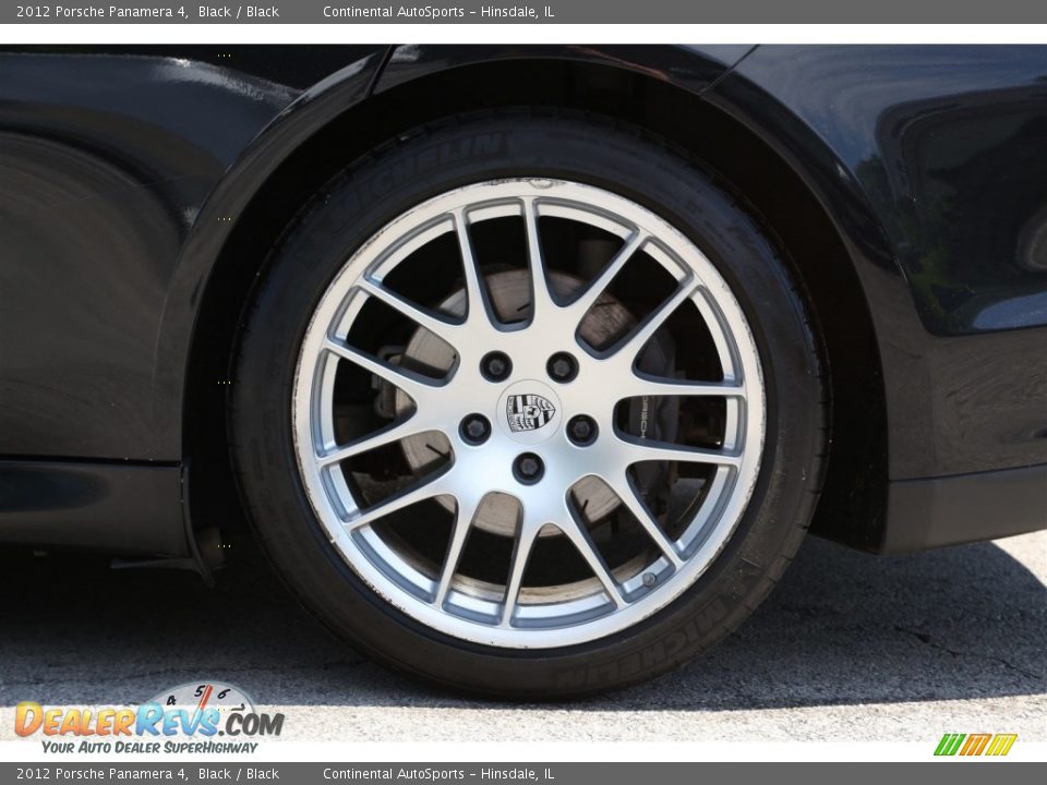 2012 Porsche Panamera 4 Black / Black Photo #11