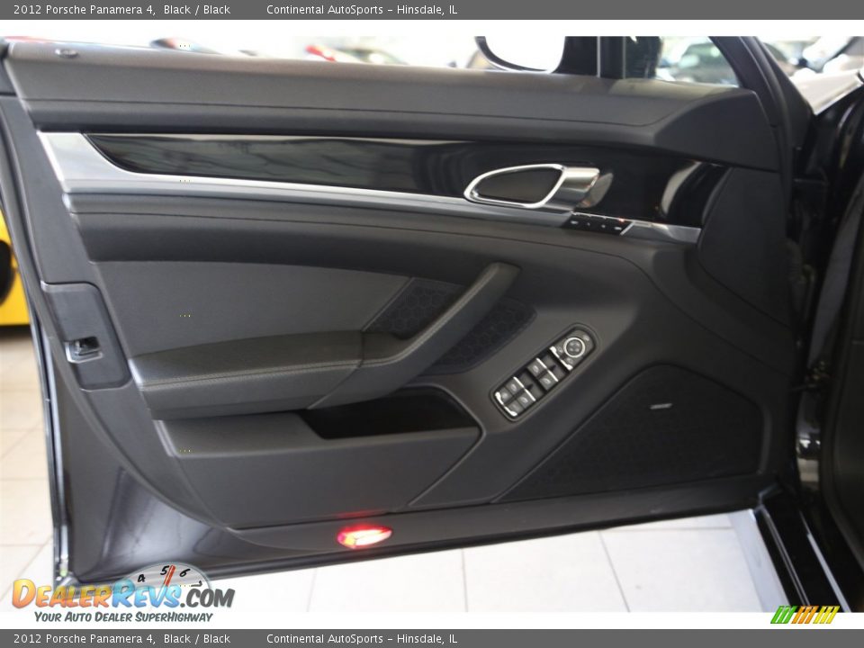 2012 Porsche Panamera 4 Black / Black Photo #13