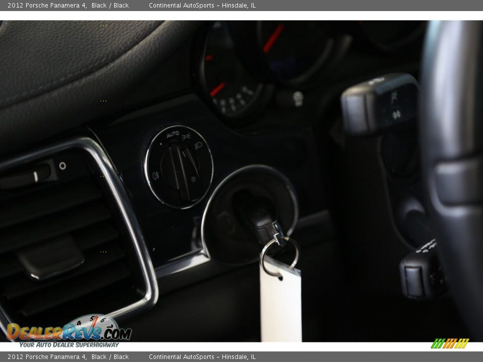 2012 Porsche Panamera 4 Black / Black Photo #17