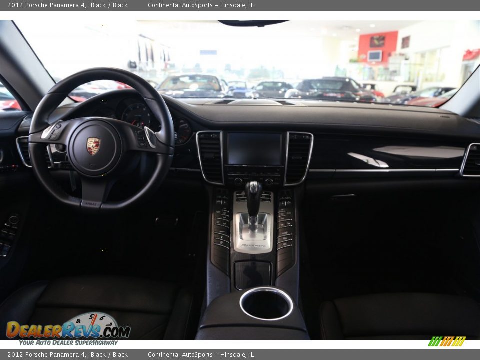 2012 Porsche Panamera 4 Black / Black Photo #18