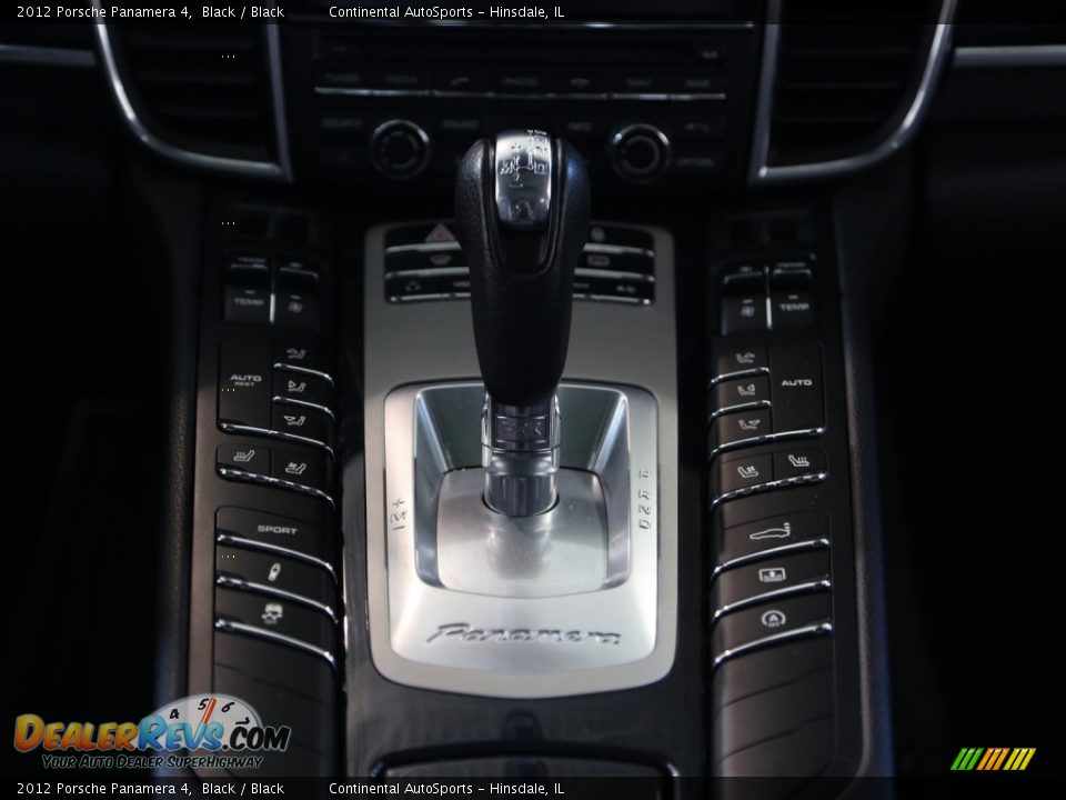2012 Porsche Panamera 4 Black / Black Photo #24