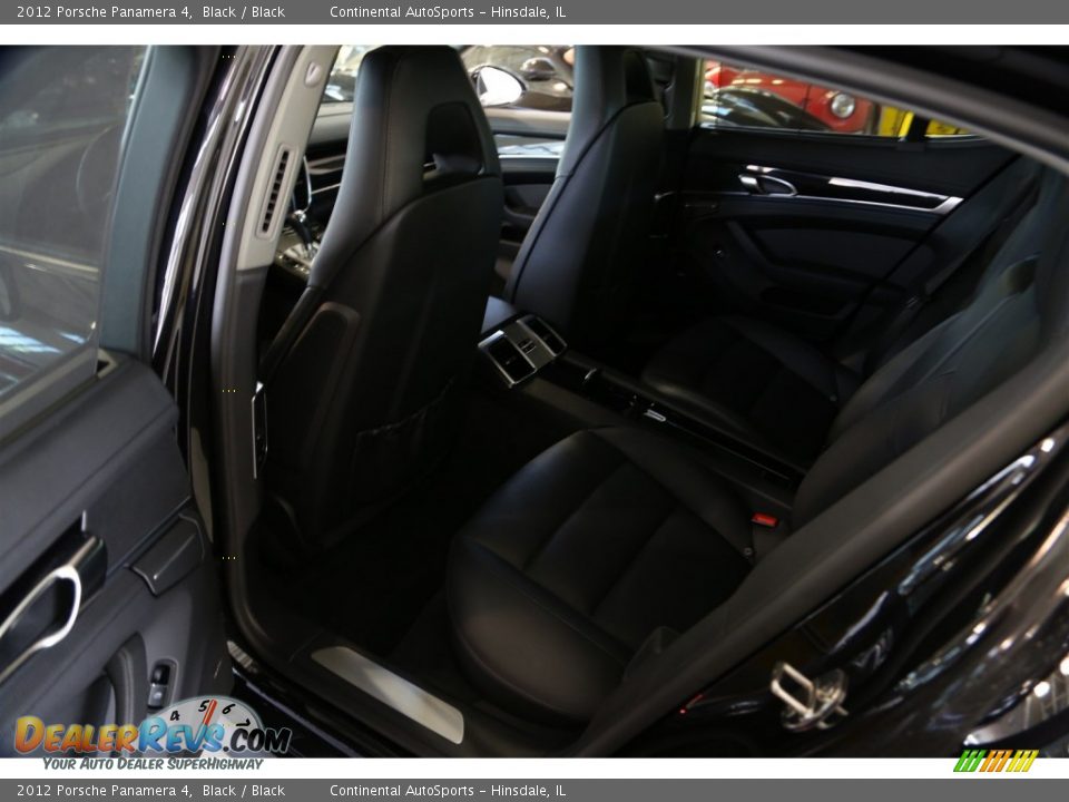 2012 Porsche Panamera 4 Black / Black Photo #26
