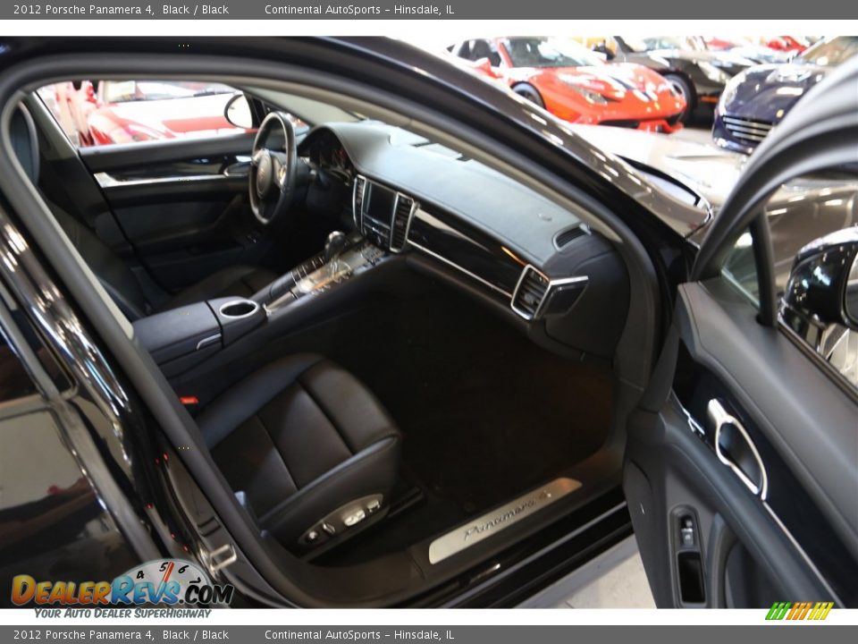 2012 Porsche Panamera 4 Black / Black Photo #28
