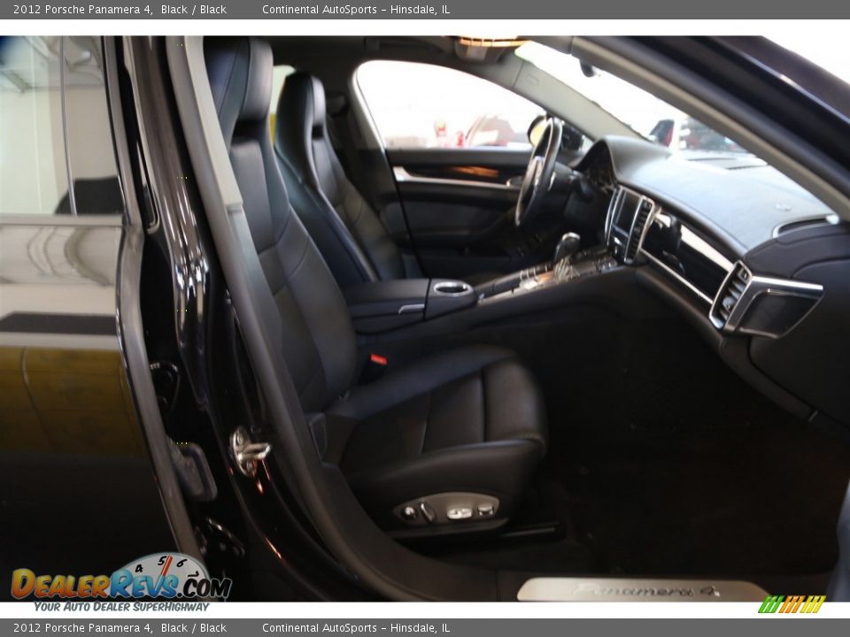 2012 Porsche Panamera 4 Black / Black Photo #29