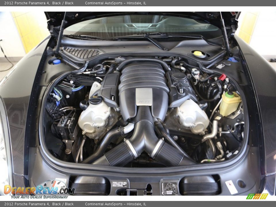 2012 Porsche Panamera 4 Black / Black Photo #30