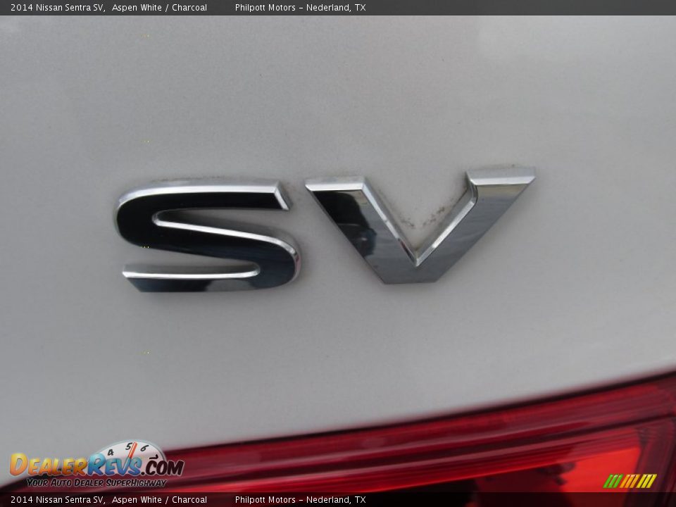 2014 Nissan Sentra SV Aspen White / Charcoal Photo #15