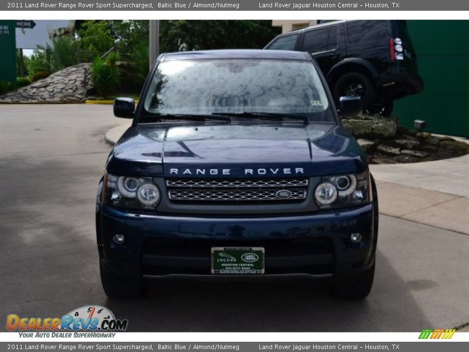 2011 Land Rover Range Rover Sport Supercharged Baltic Blue / Almond/Nutmeg Photo #6
