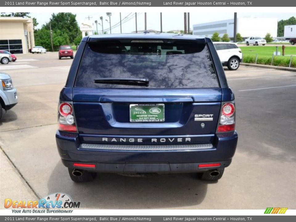 2011 Land Rover Range Rover Sport Supercharged Baltic Blue / Almond/Nutmeg Photo #10