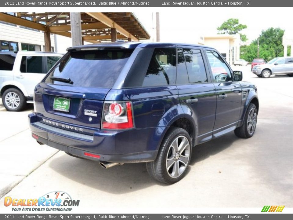 2011 Land Rover Range Rover Sport Supercharged Baltic Blue / Almond/Nutmeg Photo #11