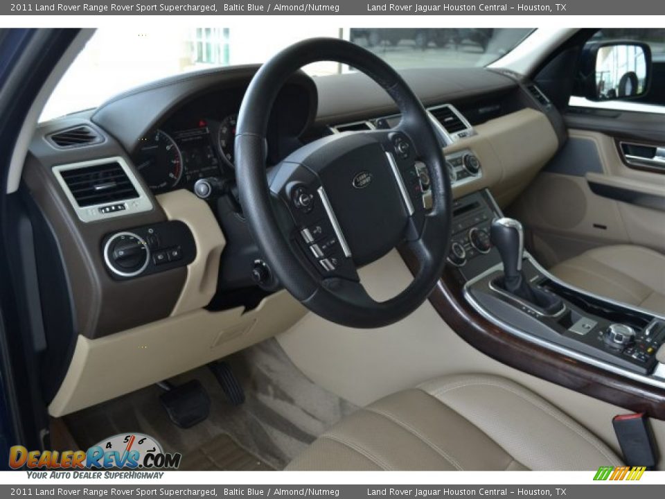 Almond/Nutmeg Interior - 2011 Land Rover Range Rover Sport Supercharged Photo #21