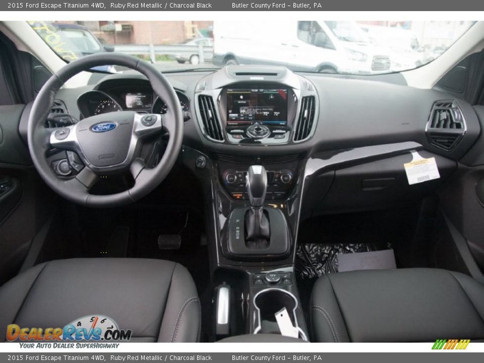 Dashboard of 2015 Ford Escape Titanium 4WD Photo #9