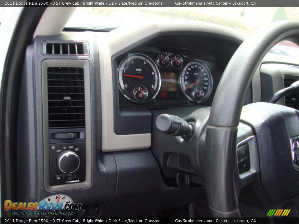 2011 Dodge Ram 2500 HD ST Crew Cab Bright White / Dark Slate/Medium Graystone Photo #11