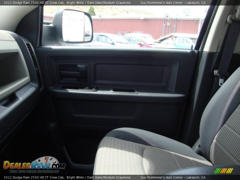 2011 Dodge Ram 2500 HD ST Crew Cab Bright White / Dark Slate/Medium Graystone Photo #16