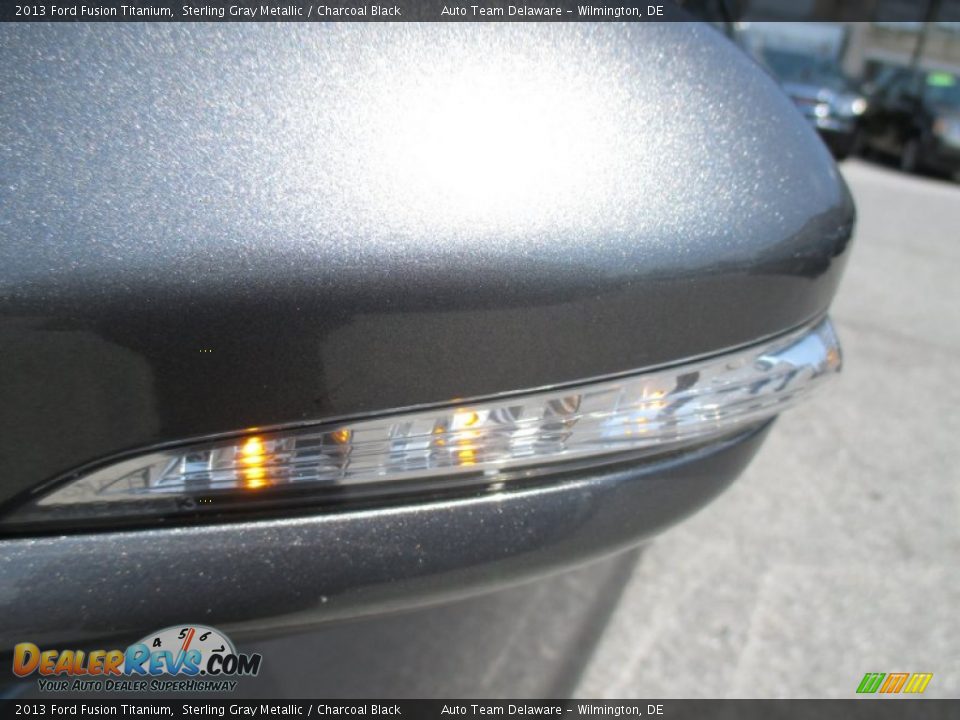 2013 Ford Fusion Titanium Sterling Gray Metallic / Charcoal Black Photo #14