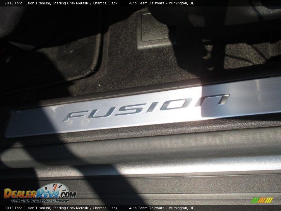 2013 Ford Fusion Titanium Sterling Gray Metallic / Charcoal Black Photo #24