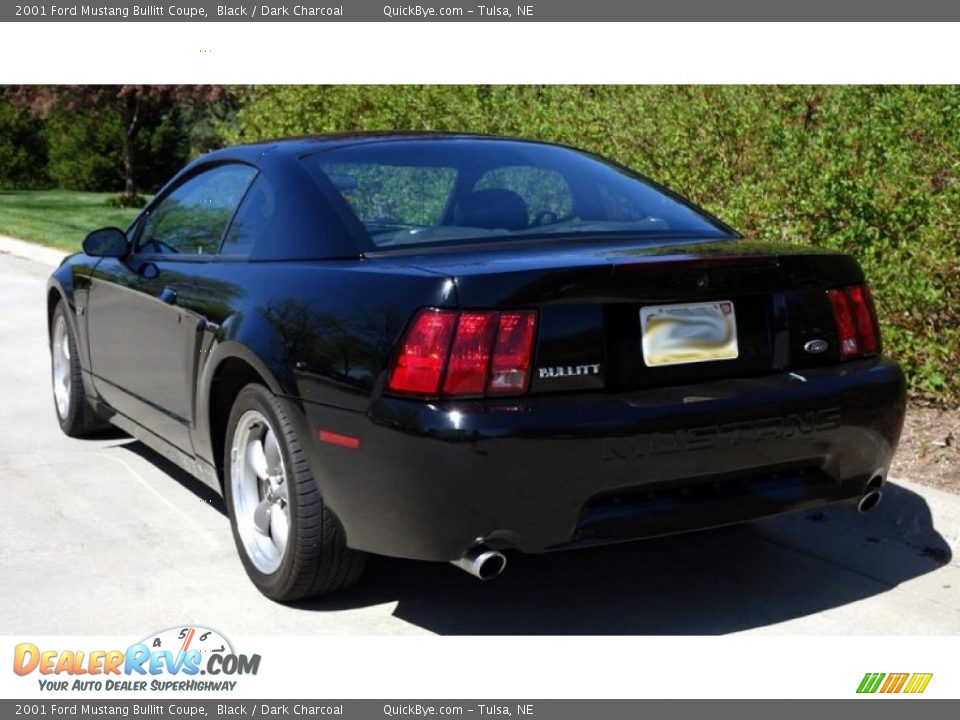 2001 Ford Mustang Bullitt Coupe Black / Dark Charcoal Photo #14