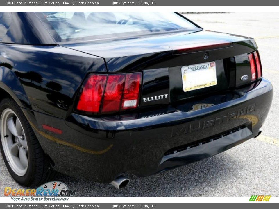2001 Ford Mustang Bullitt Coupe Black / Dark Charcoal Photo #15