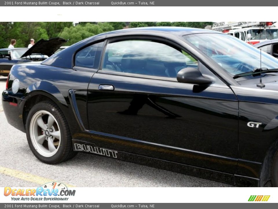 2001 Ford Mustang Bullitt Coupe Black / Dark Charcoal Photo #17