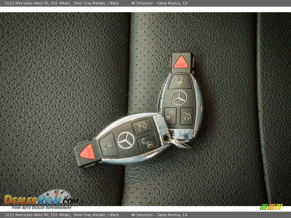 2013 Mercedes-Benz ML 350 4Matic Steel Grey Metallic / Black Photo #11