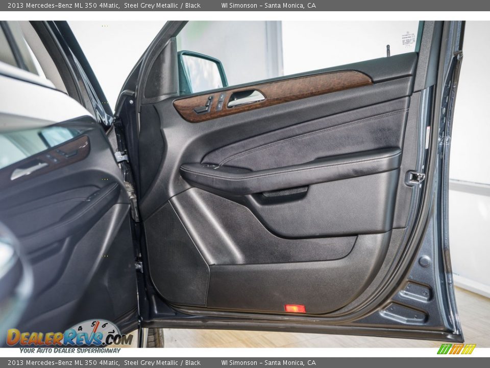 2013 Mercedes-Benz ML 350 4Matic Steel Grey Metallic / Black Photo #25