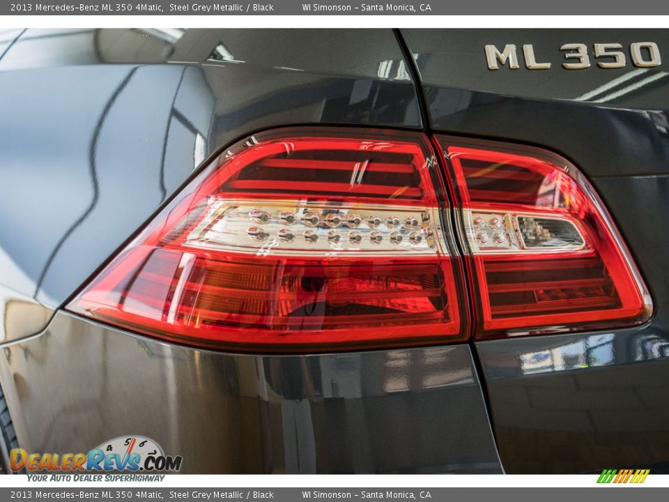 2013 Mercedes-Benz ML 350 4Matic Steel Grey Metallic / Black Photo #29