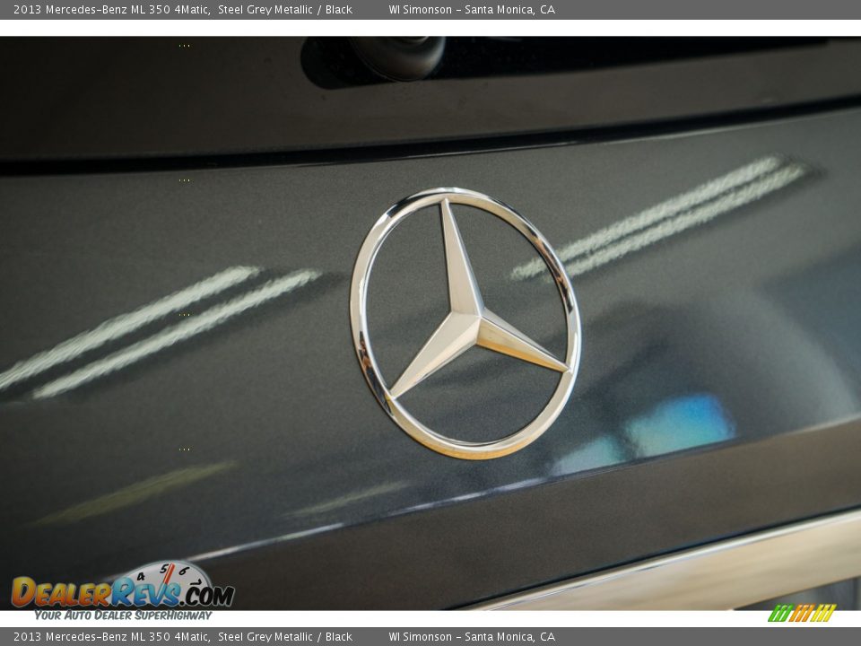 2013 Mercedes-Benz ML 350 4Matic Steel Grey Metallic / Black Photo #30