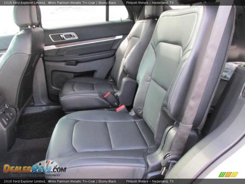 Rear Seat of 2016 Ford Explorer Limited Photo #23