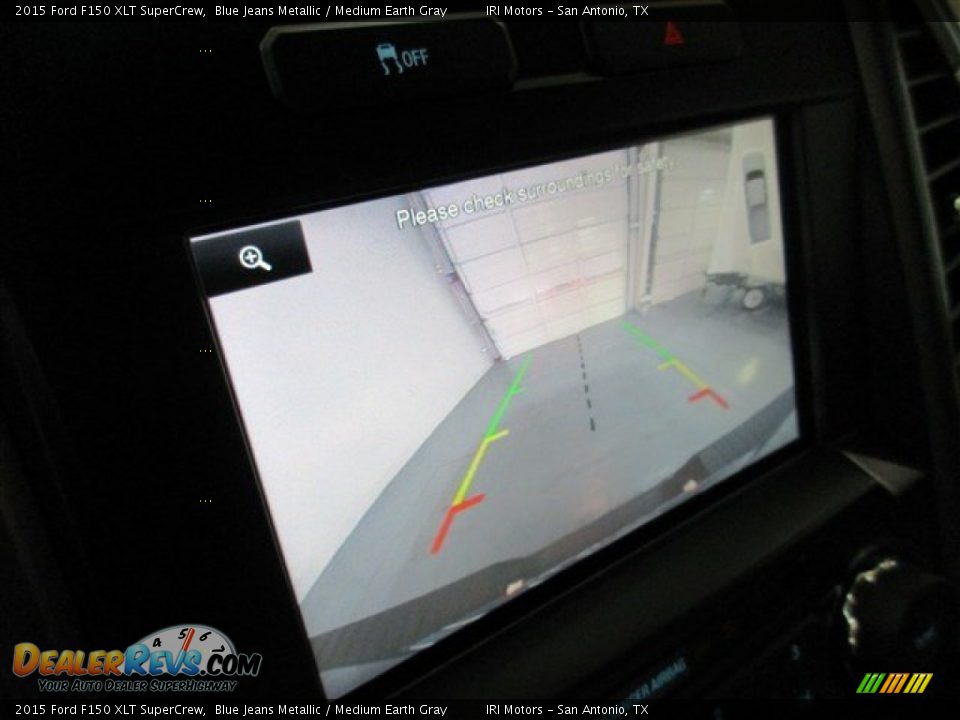 2015 Ford F150 XLT SuperCrew Blue Jeans Metallic / Medium Earth Gray Photo #16