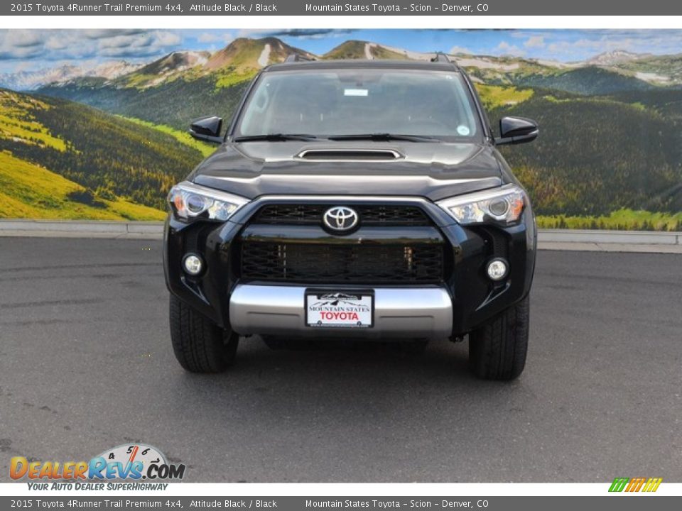 2015 Toyota 4Runner Trail Premium 4x4 Attitude Black / Black Photo #2
