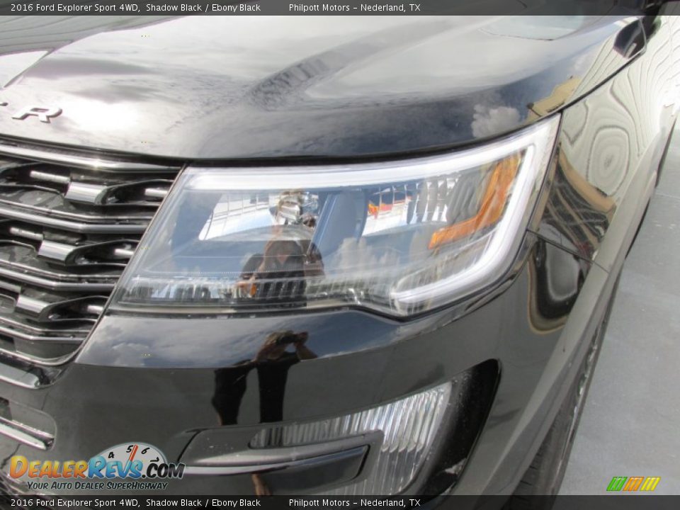 2016 Ford Explorer Sport 4WD Shadow Black / Ebony Black Photo #9