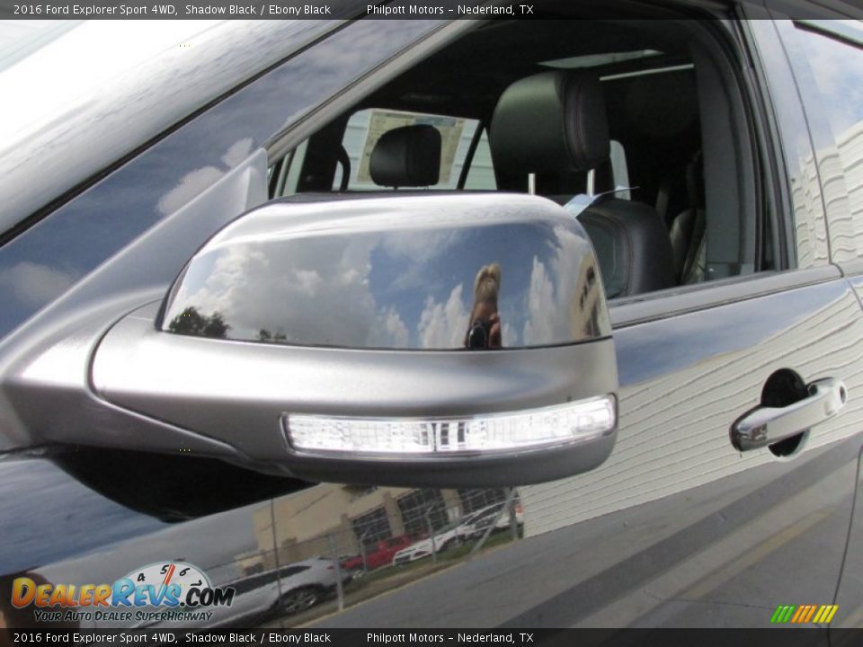2016 Ford Explorer Sport 4WD Shadow Black / Ebony Black Photo #12