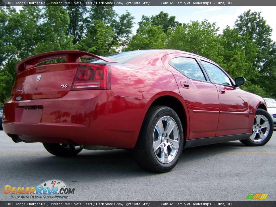 2007 Dodge Charger R/T Inferno Red Crystal Pearl / Dark Slate Gray/Light Slate Gray Photo #2