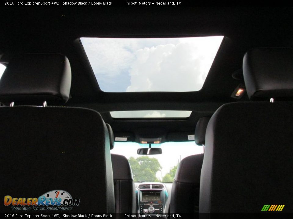 2016 Ford Explorer Sport 4WD Shadow Black / Ebony Black Photo #21