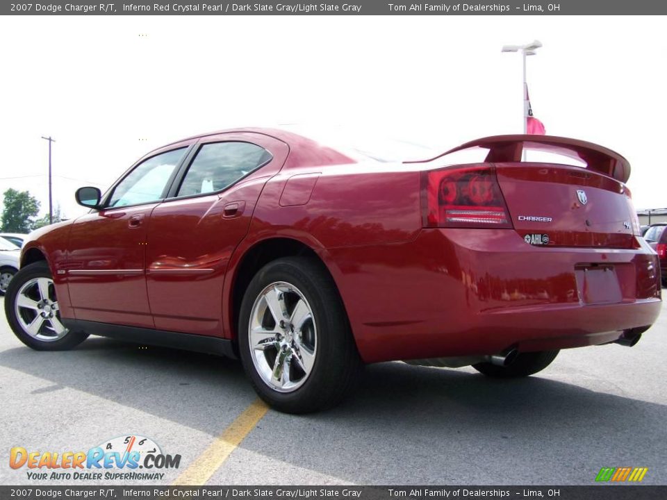 2007 Dodge Charger R/T Inferno Red Crystal Pearl / Dark Slate Gray/Light Slate Gray Photo #3