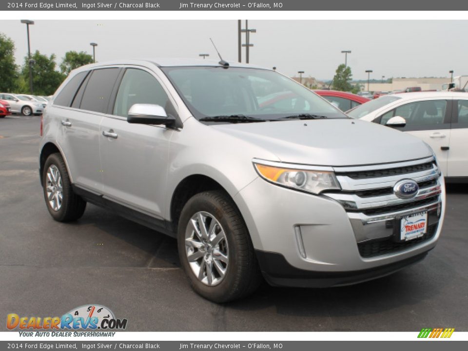 2014 Ford Edge Limited Ingot Silver / Charcoal Black Photo #2