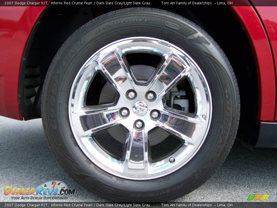 2007 Dodge Charger R/T Inferno Red Crystal Pearl / Dark Slate Gray/Light Slate Gray Photo #5
