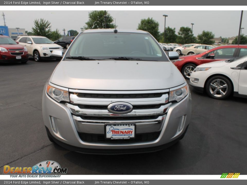 2014 Ford Edge Limited Ingot Silver / Charcoal Black Photo #8